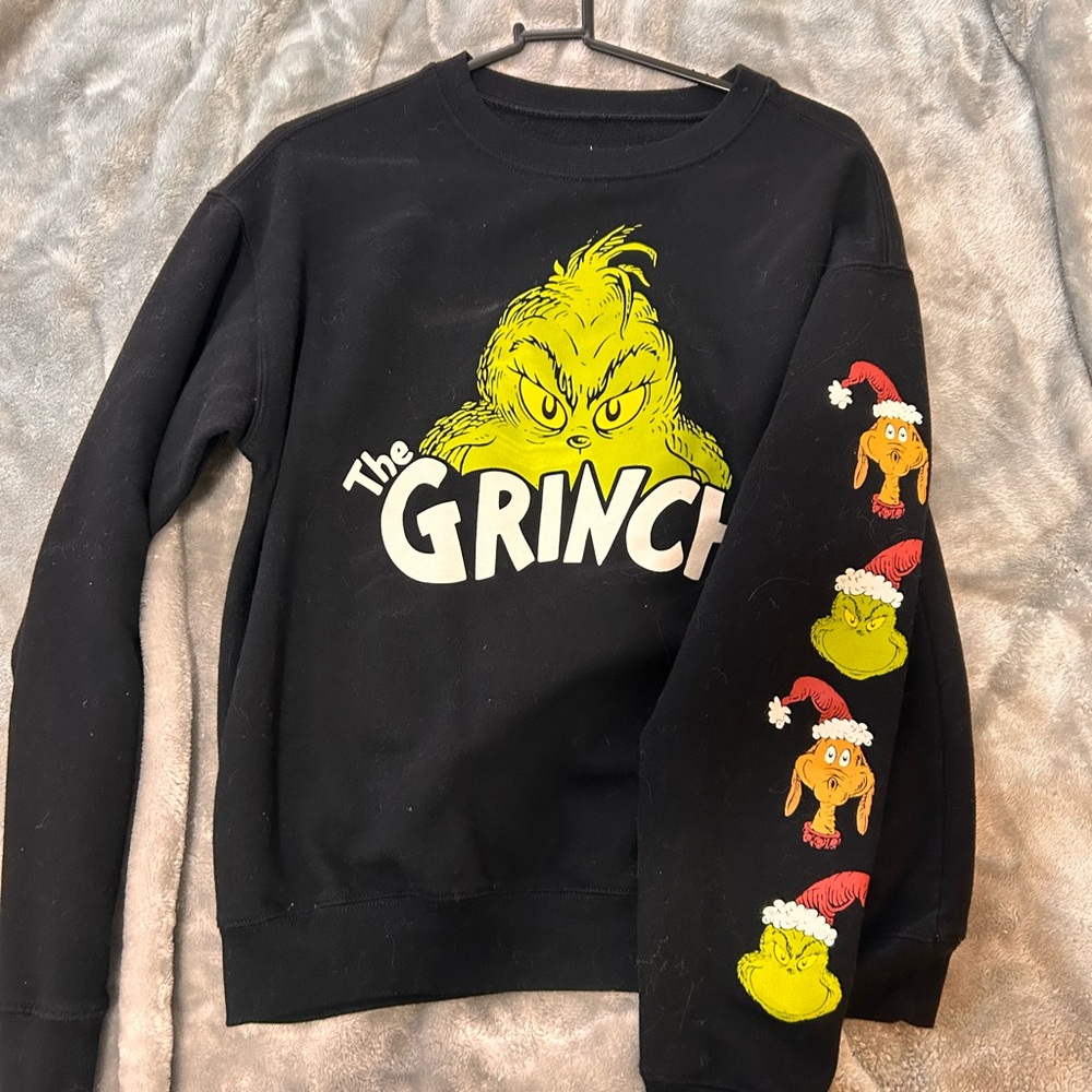 The Grinch Black Sweater